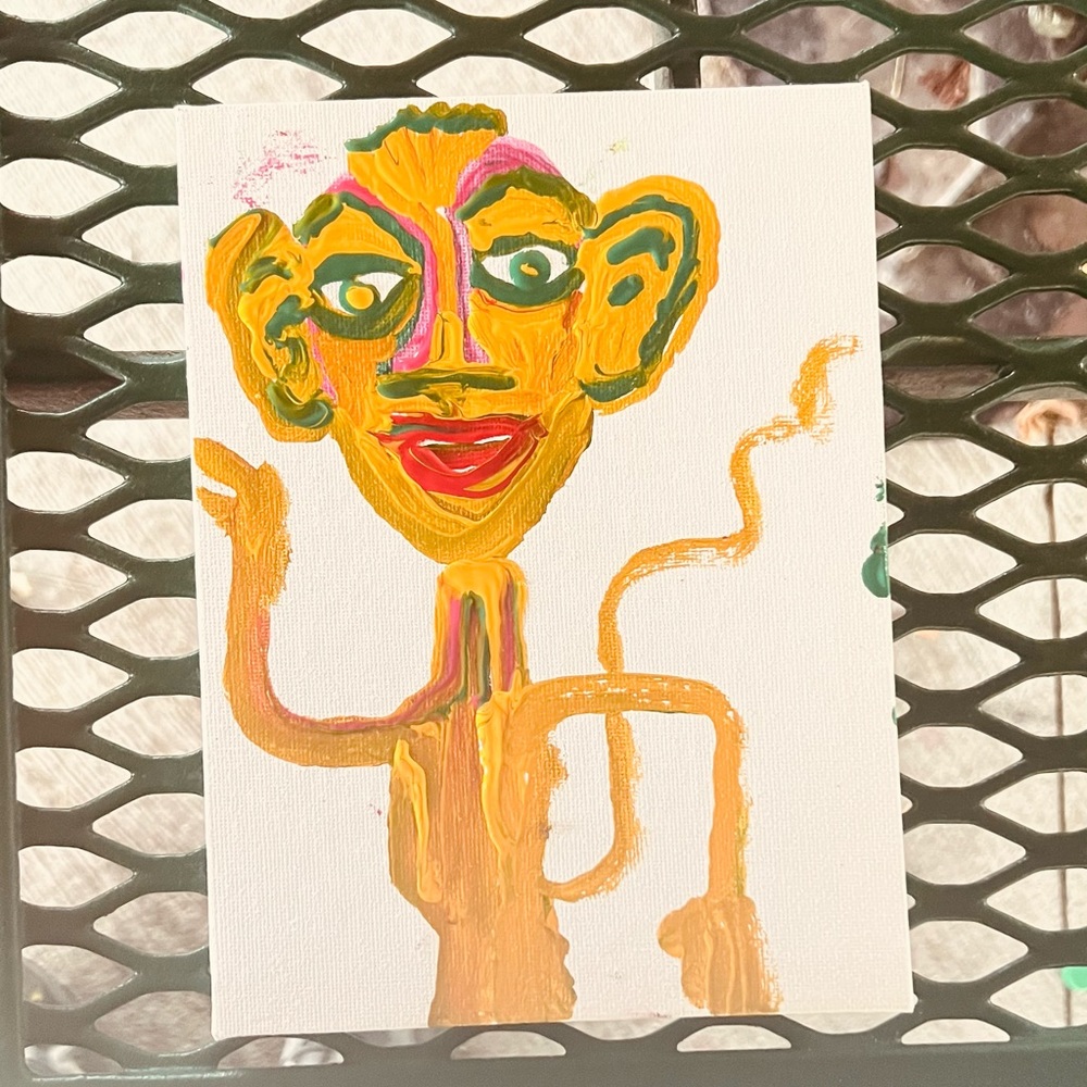 Unique monkey painting